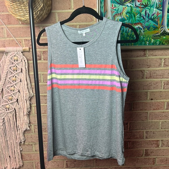 PJ Salvage Tops - PJ Salvage Striped Tank Top